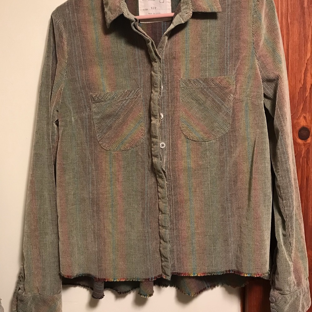 Free People flannel shirt